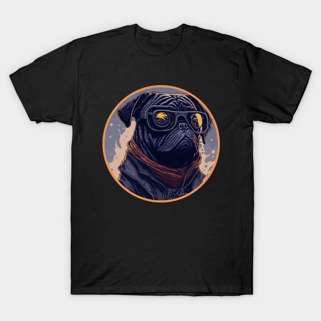 Steam Pug number 2 T-Shirt by Dreanpitch